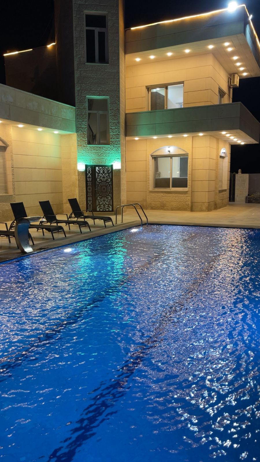 Private pool chalet in Al Salt Jordan with panoramic views
